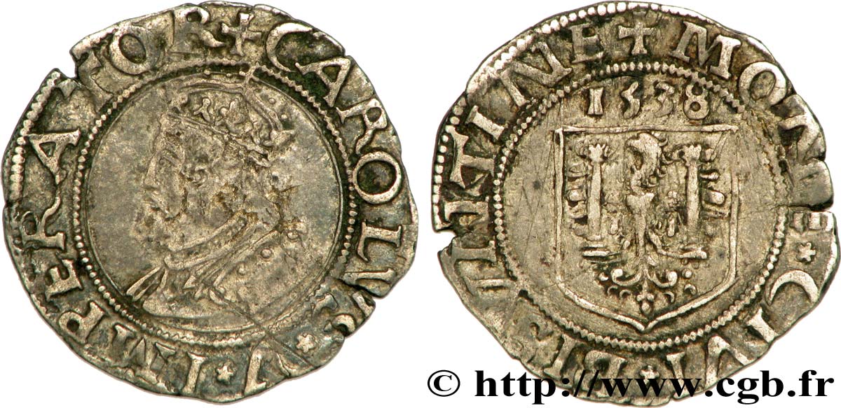 FRANCHE-COMTÉ - VILLE DE BESANÇON Carolus TB+