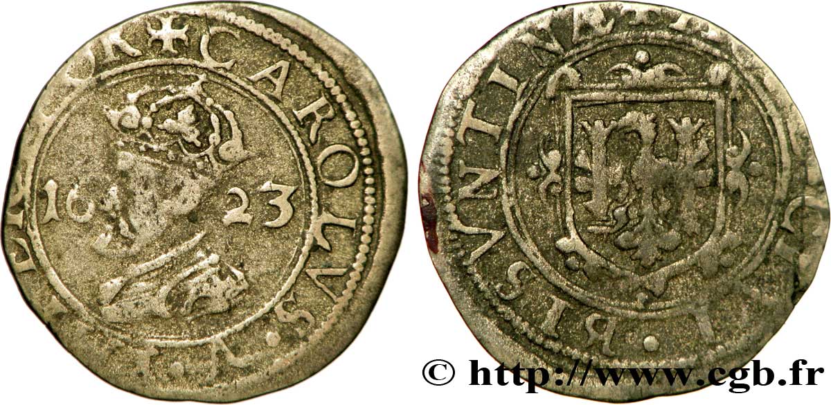 FRANCHE-COMTÉ - VILLE DE BESANÇON Carolus TB+