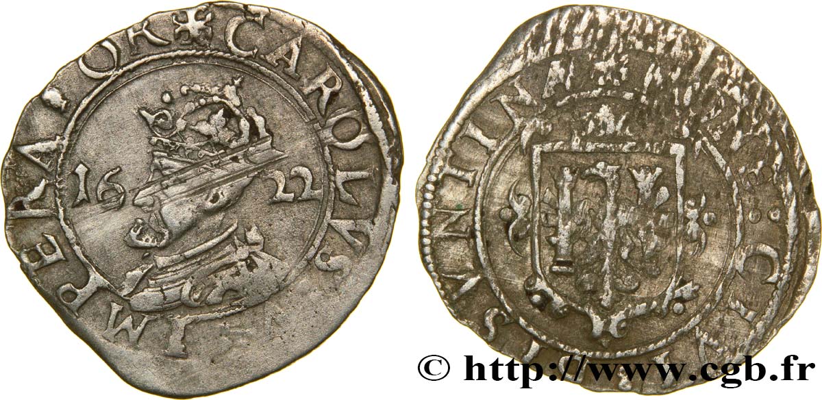 FRANCHE-COMTÉ - VILLE DE BESANÇON Carolus TB+/TB