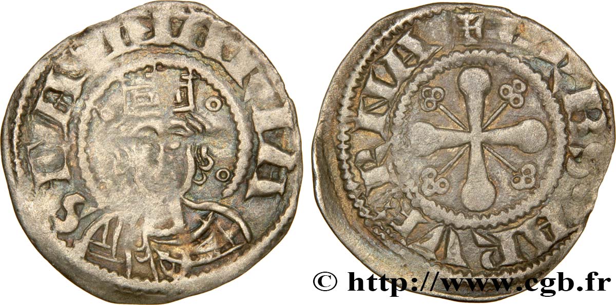 AUVERGNE - BISHOPRIC OF CLERMONT - ANONYMOUS Denier XF