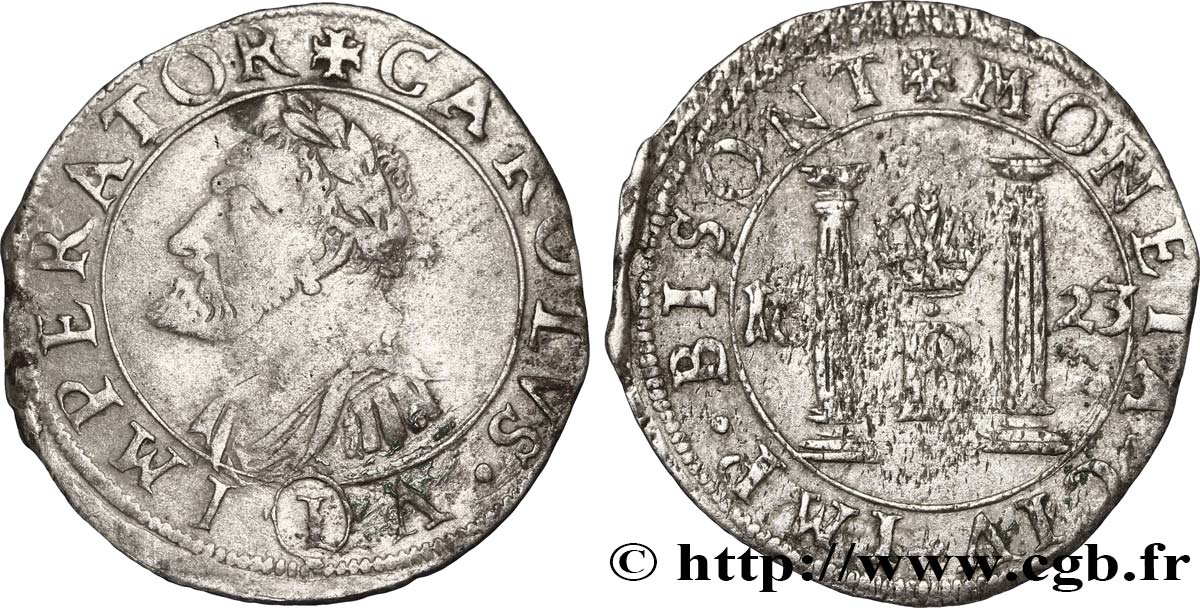 FRANCHE-COMTÉ - VILLE DE BESANÇON Gros TTB/TB+