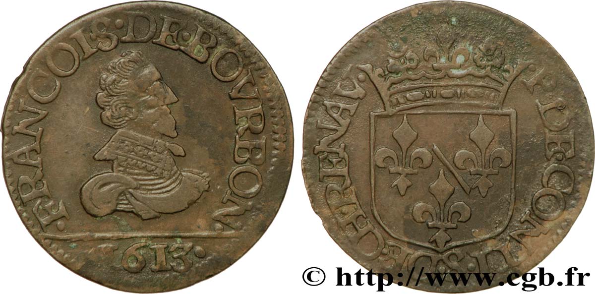 PRINCIPAUTÉ DE CHÂTEAU-REGNAULT - FRANÇOIS DE BOURBON-CONTI Liard, type 2 TTB+