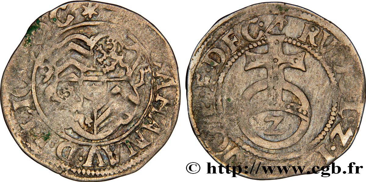 COUNTY OF HANAU-LICHTENBERG - PHILIPPE V 2 kreuzers BC+