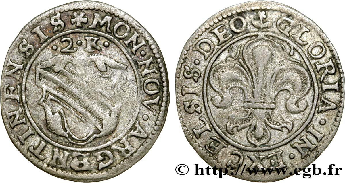 ALSACE - VILLE DE STRASBOURG Deux kreutzer TTB