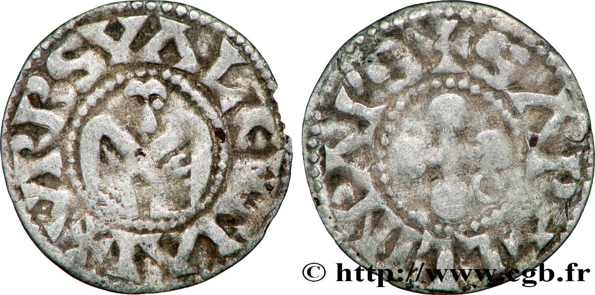 BISCHOP OF VALENCE - ANONYMOUS COINAGE Denier q.BB