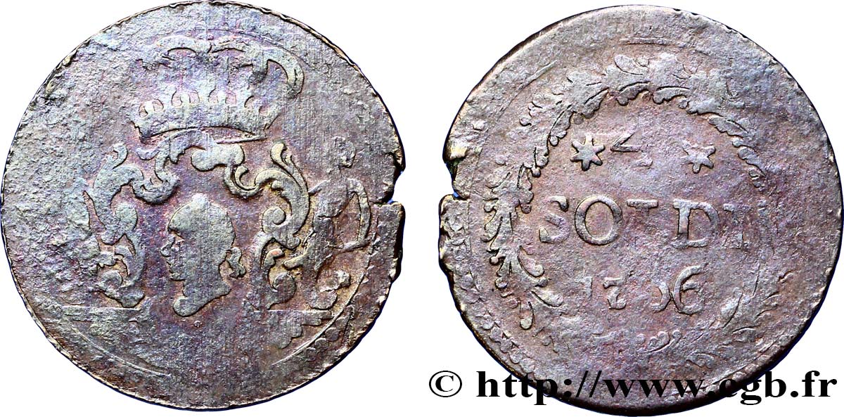 CORSE INDÉPENDANTE - PASCAL PAOLI 4 soldi TB