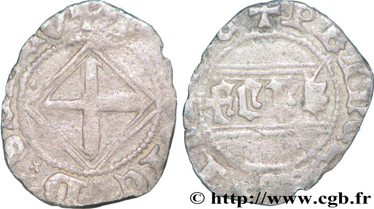 SAVOIE - DUCHÉ DE SAVOIE - LOUIS Quart de gros, 1er type TB