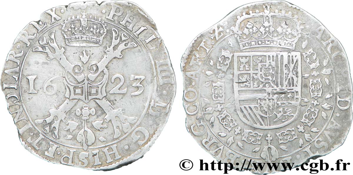 PAYS-BAS ESPAGNOLS - COMTÉ D&nbsp;ARTOIS - PHILIPPE IV Patagon TTB