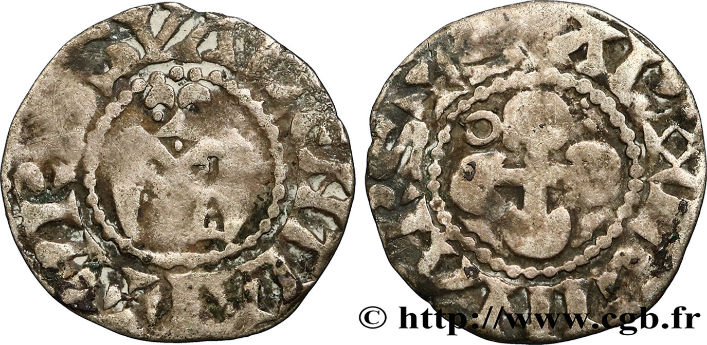 BISCHOP OF VALENCE - ANONYMOUS COINAGE Denier BC+