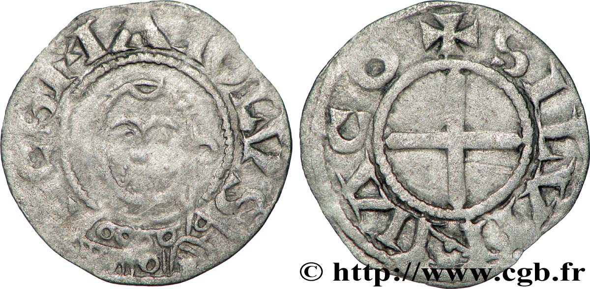 BOURBONNAIS - PRIEURÉ DE SOUVIGNY - ANONYMES Denier TTB