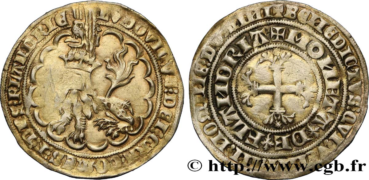 FLANDERS - COUNTY OF FLANDERS - LOUIS I OF CRÉCY - LOUIS II Double gros ou botdraeger AU