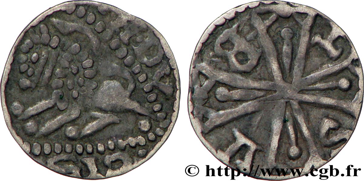 BRABANT - DUCHÉ DE BRABANT - HENRI II ET HENRI III Denier TTB