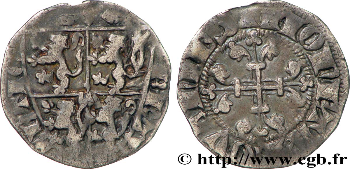 BRABANT - DUCHÉ DE BRABANT - JEAN III Esterlin TTB+