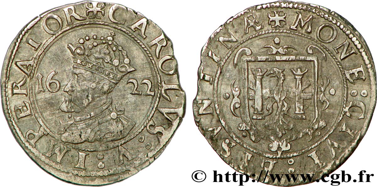 FRANCHE-COMTÉ - VILLE DE BESANÇON Carolus TTB