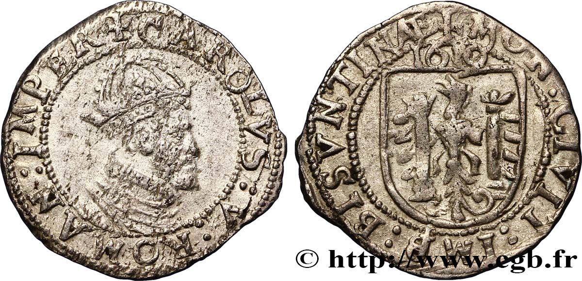 FRANCHE-COMTÉ - VILLE DE BESANÇON Carolus TTB