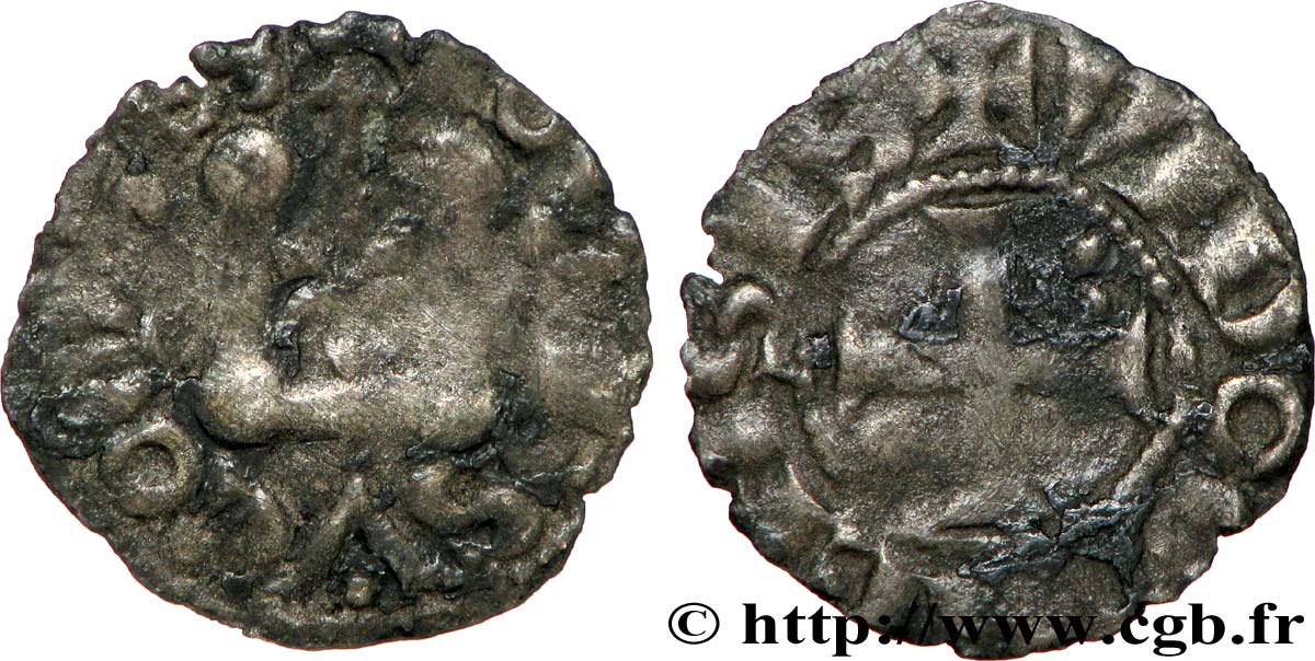 VENDÔMOIS - COMTÉ DE VENDÔME - JEAN V Obole TB+