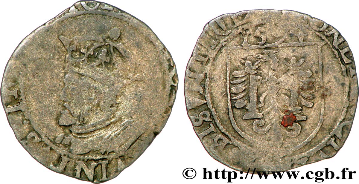 FRANCHE-COMTÉ - VILLE DE BESANÇON Carolus TB+