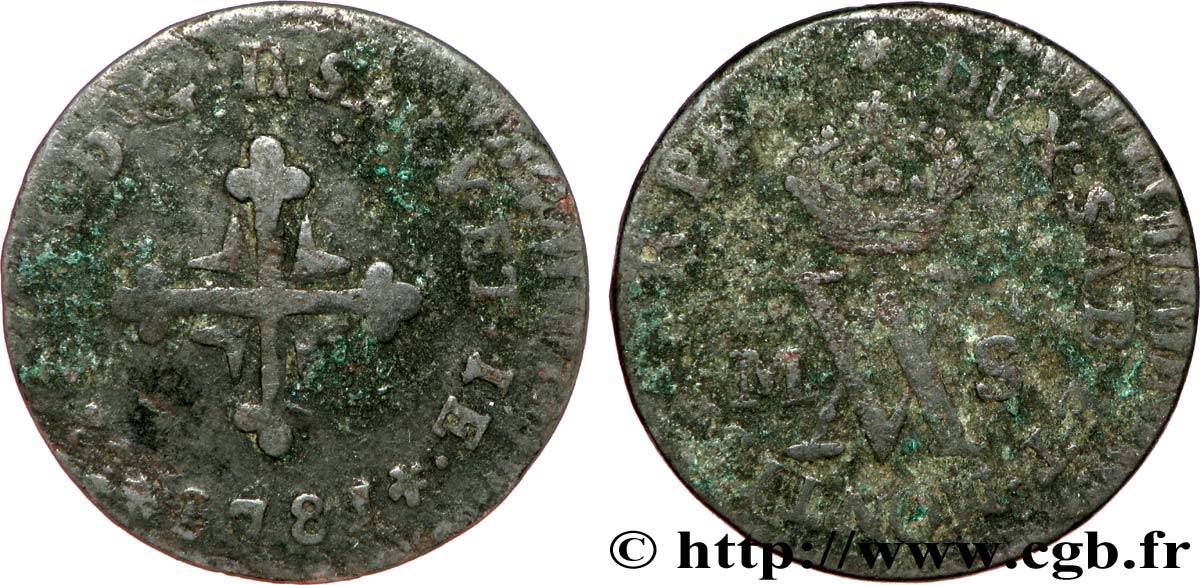 SAVOYEN - HERZOGTUM SAVOYEN - VIKTOR AMADEUS III. Demi-sol (mezzo soldo) S