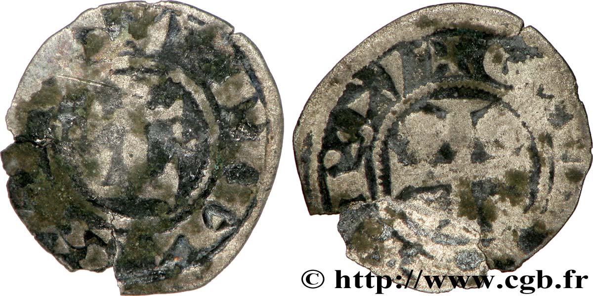 ARCHBISCHOP OF LYON - ANONYMOUS COINAGE Obole F