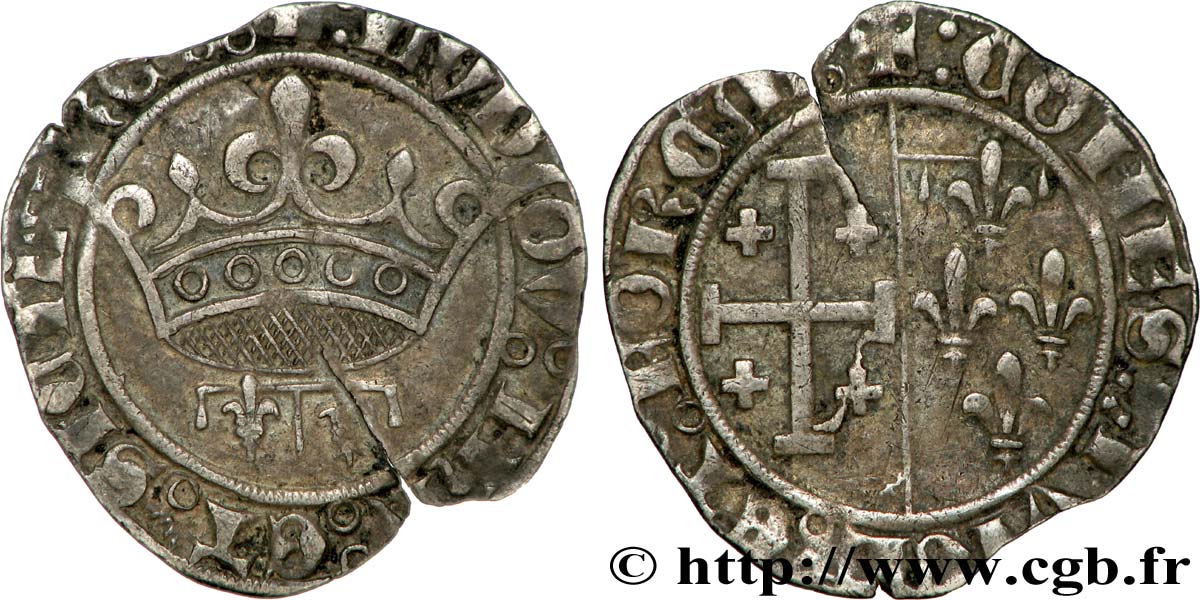 PROVENCE - COUNTY OF PROVENCE - LOUIS OF PROVENCE Sol coronat XF