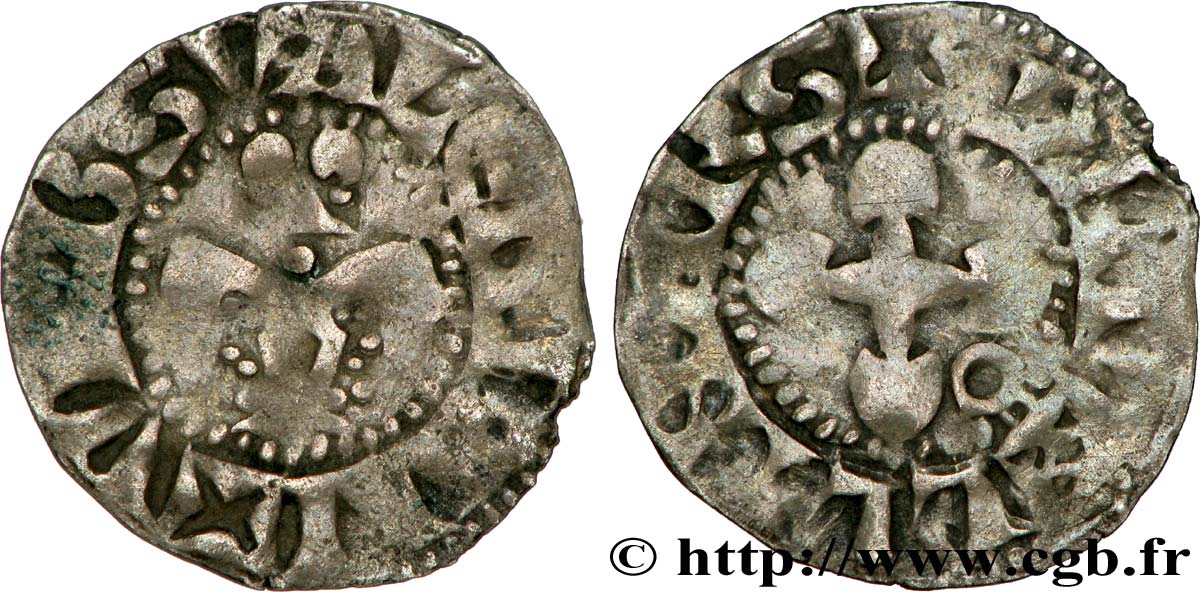 BISCHOP OF VALENCE - ANONYMOUS COINAGE Denier BB