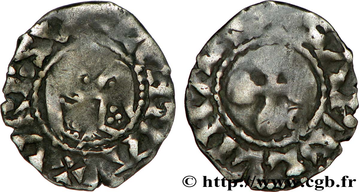 BISCHOP OF VALENCE - ANONYMOUS COINAGE Obole anonyme q.BB