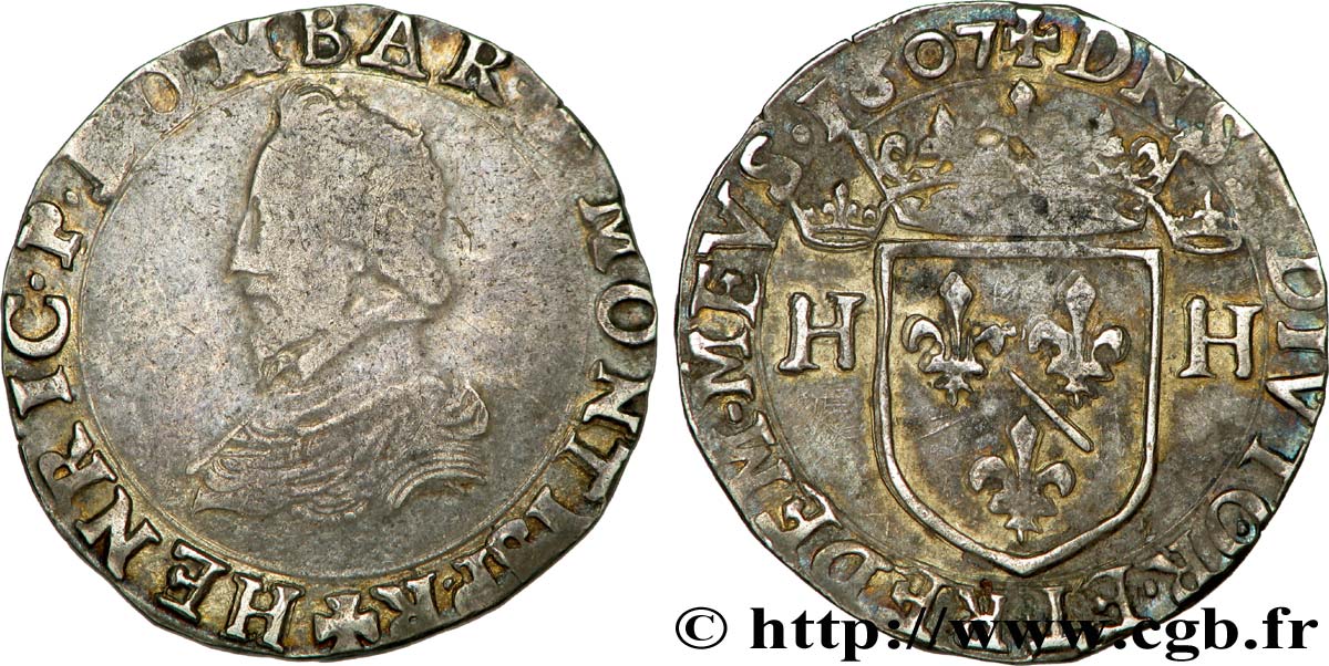 PRINCIPAUTY OF DOMBES - HENRY OF MONTPENSIER Teston XF/AU