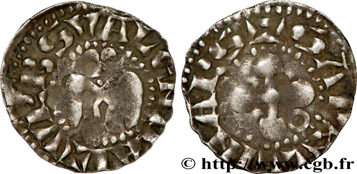 BISCHOP OF VALENCE - ANONYMOUS COINAGE Denier fSS