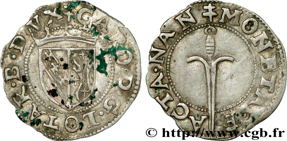 LORRAINE - DUCHÉ DE LORRAINE - CHARLES III LE GRAND DUC Sol carolus TB+