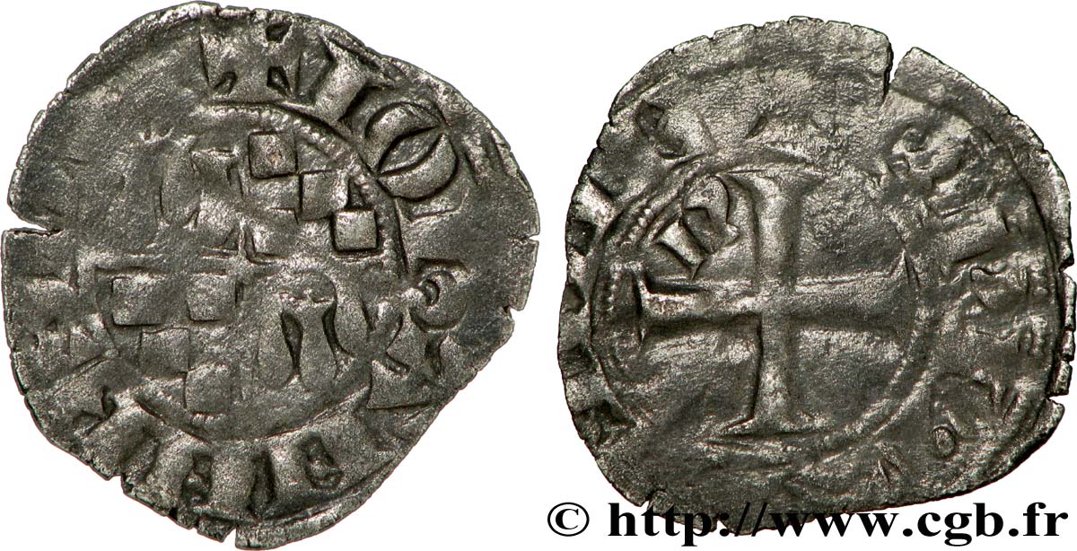 BRITTANY - DUCHY OF BRITTANY - JEAN III CALLED THE GOOD Denier VF