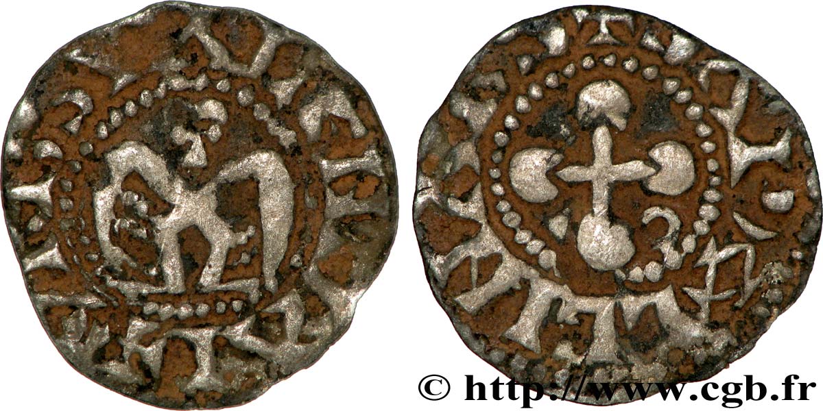 BISCHOP OF VALENCE - ANONYMOUS COINAGE Denier S