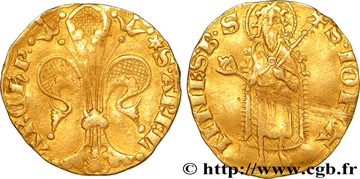 PROVENCE - ARLES - ETIENNE II OF THE GARDE Florin d or SS