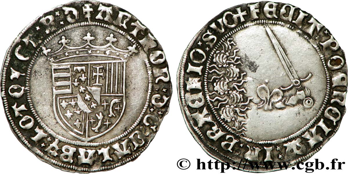 LORRAINE - DUCHÉ DE LORRAINE - ANTOINE Double gros de trois gros TTB+
