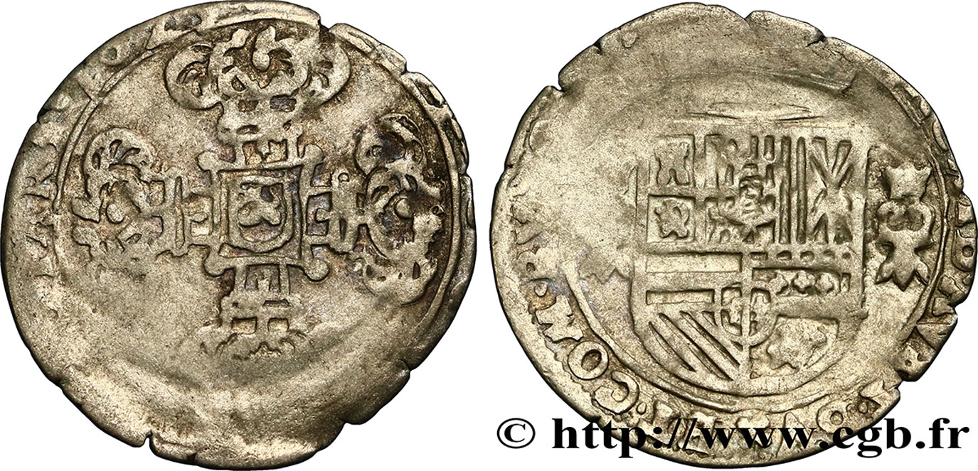 COUNTRY OF BURGUNDY - PHILIPPE IV OF SPAIN Seizième de patagon VF/VF