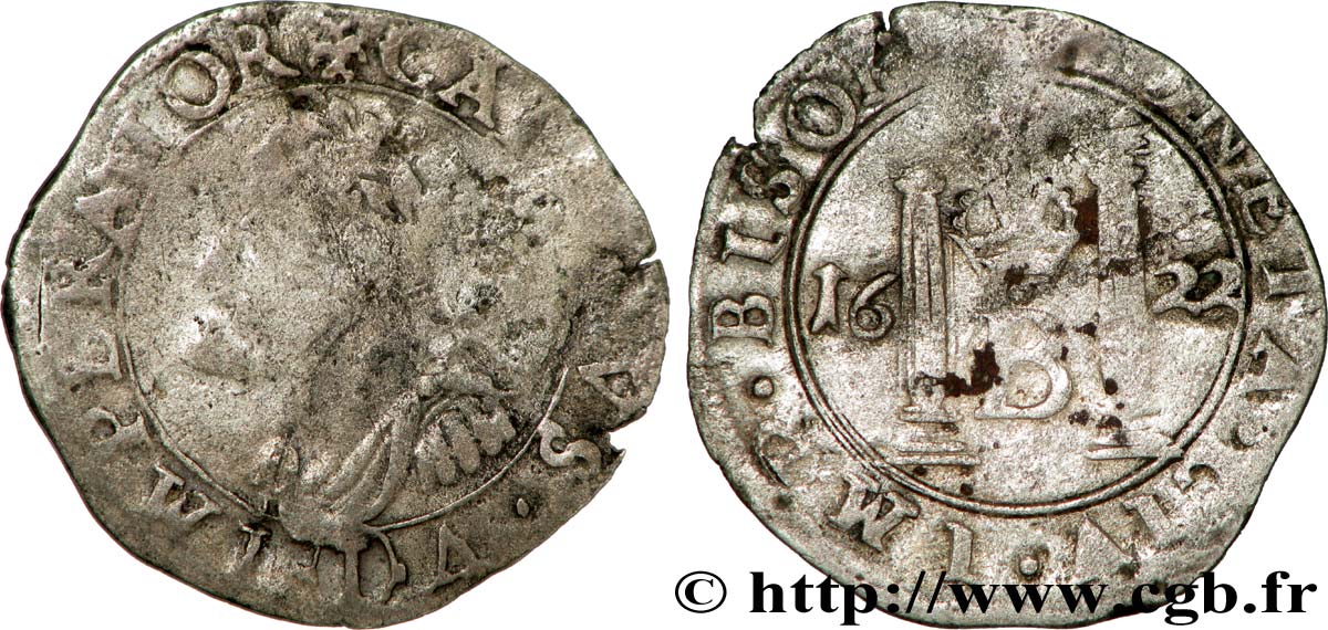 TOWN OF BESANCON - COINAGE STRUCK AT THE NAME OF CHARLES V Gros MB