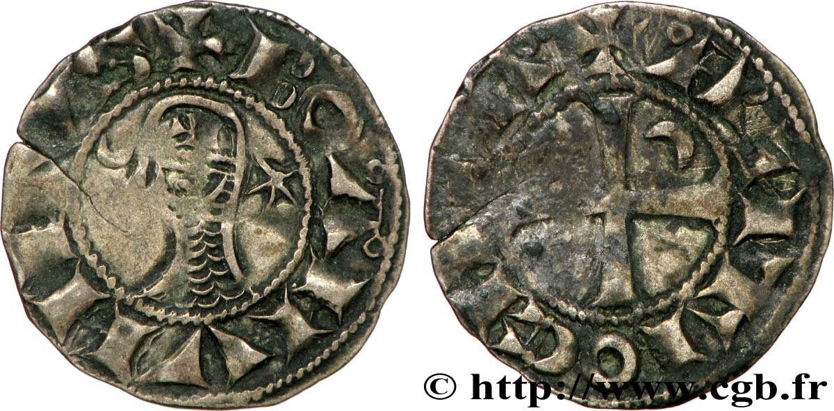 CROISADES - PRINCIPAUTÉ D ANTIOCHE - BOHÉMOND III Denier TB+