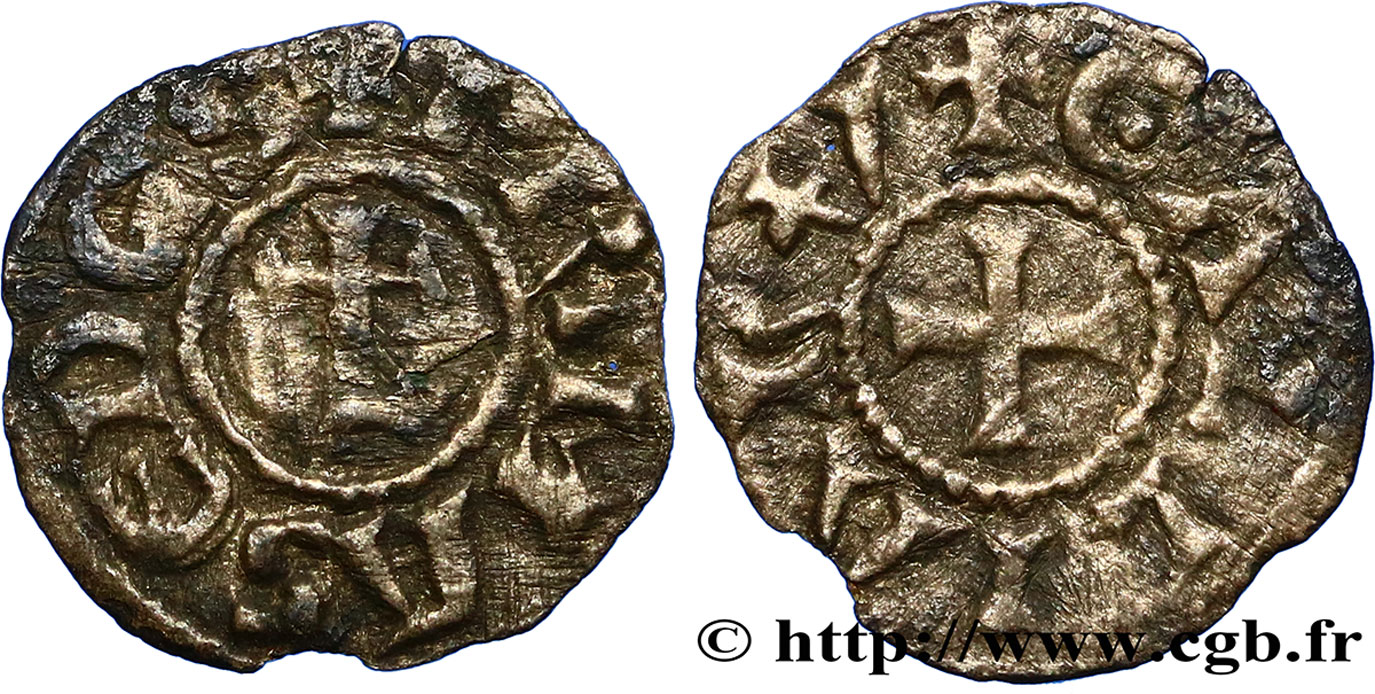 ARCHBISCHOP OF LYON - ANONYMOUS COINAGE Obole ou petit denier MB