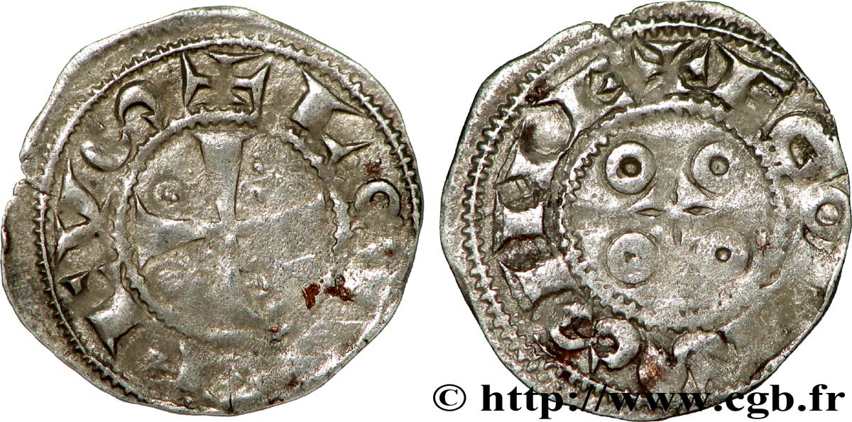 ANGOUMOIS - COMTÉ D ANGOULÊME, au nom de Louis IV d Outremer (936-954) Obole S