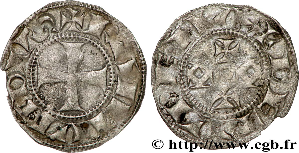 LIMOUSIN - VICOMTÉ DE TURENNE - RAYMOND II, III ou IV Denier TTB