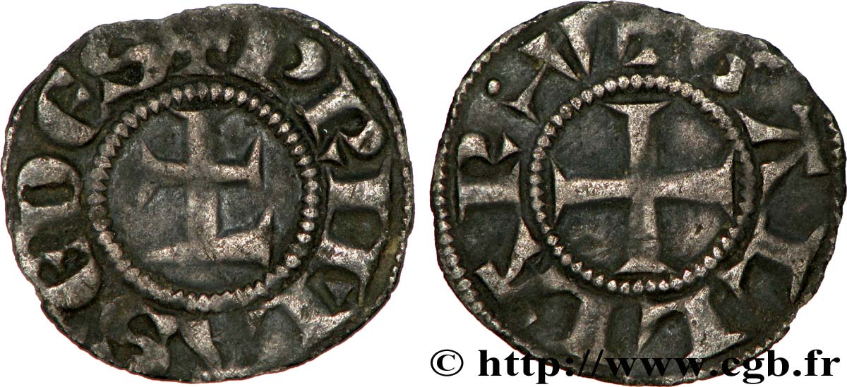 ARCHBISCHOP OF LYON - ANONYMOUS COINAGE Obole VF