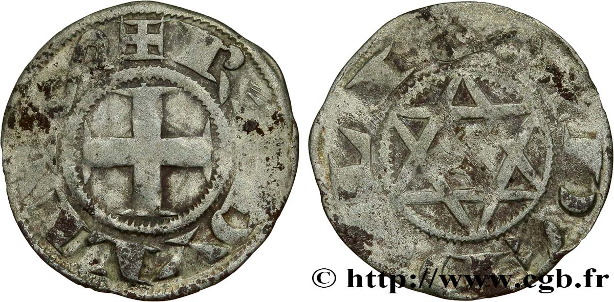 BERRY - SEIGNEURIE DE DÉOLS (CHÂTEAUROUX) - RAOUL VII Denier S