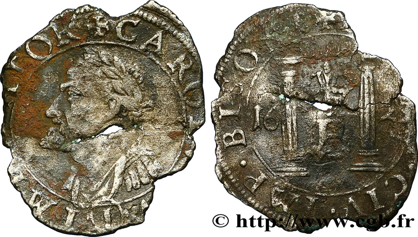 TOWN OF BESANCON - COINAGE STRUCK AT THE NAME OF CHARLES V Gros q.BB