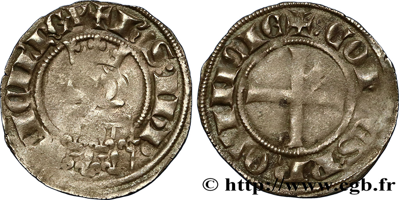 PROVENCE - COMTÉ DE PROVENCE - CHARLES II D ANJOU Double denier coronat TB+