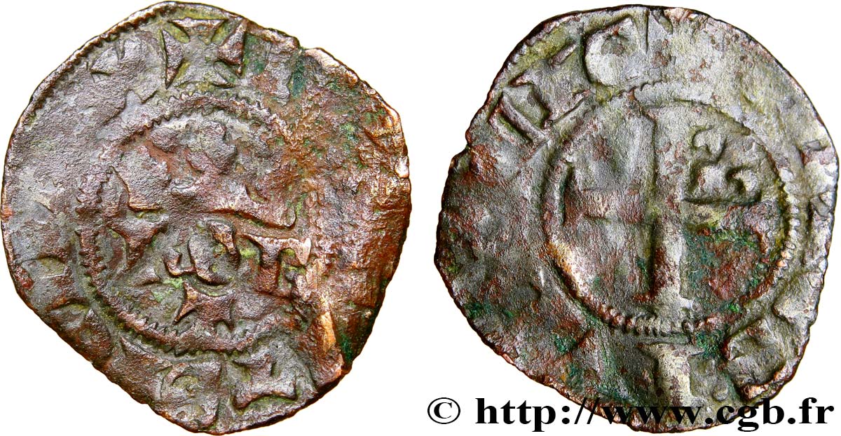COUNTY OF PROVENCE - ROBERT OF ANJOU Obole S