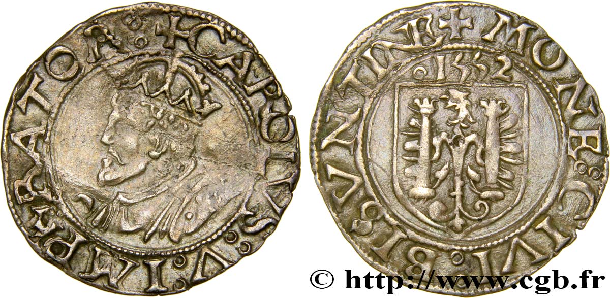 FRANCHE-COMTÉ - VILLE DE BESANÇON Carolus TTB/TTB+