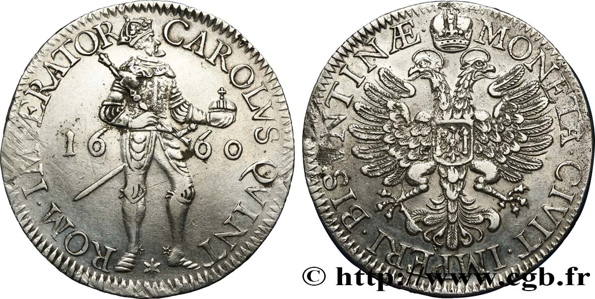 TOWN OF BESANCON - COINAGE STRUCK AT THE NAME OF CHARLES V Daldre fVZ