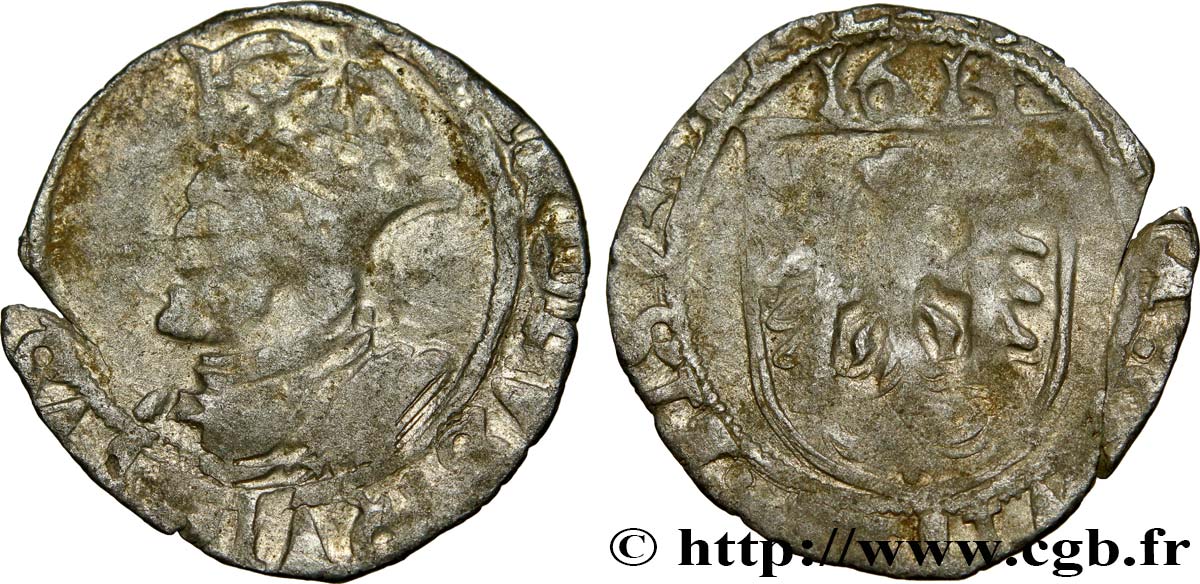 TOWN OF BESANCON - COINAGE STRUCK AT THE NAME OF CHARLES V Carolus F