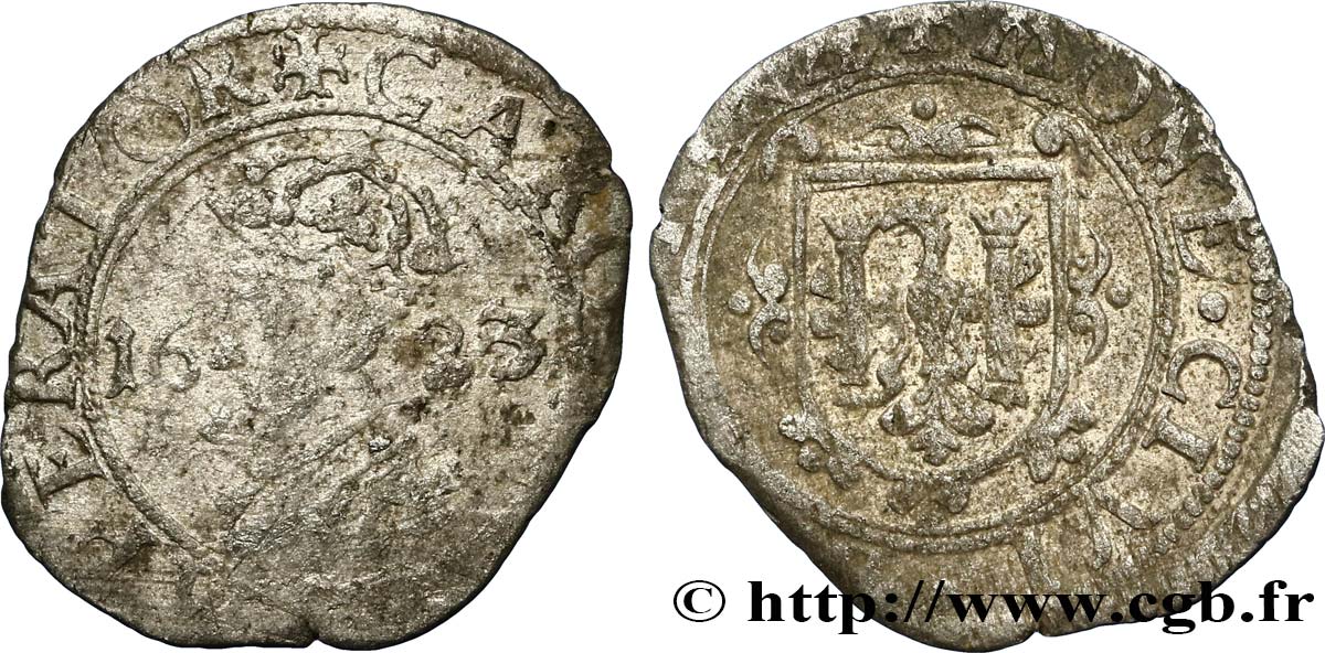 TOWN OF BESANCON - COINAGE STRUCK AT THE NAME OF CHARLES V Carolus MB