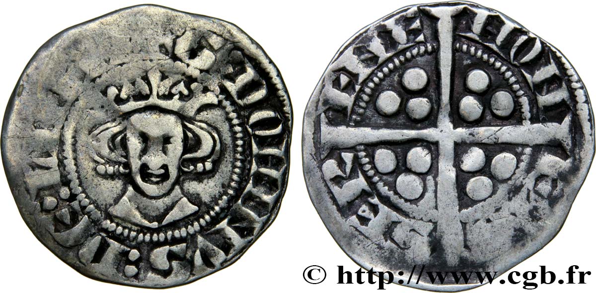 CAMBRÉSIS - SEIGNEURIE DE SERAIN - WALERAND II DE LIGNY (1304-1353) ET DE SERAIN (1364-1366) Esterlin TTB