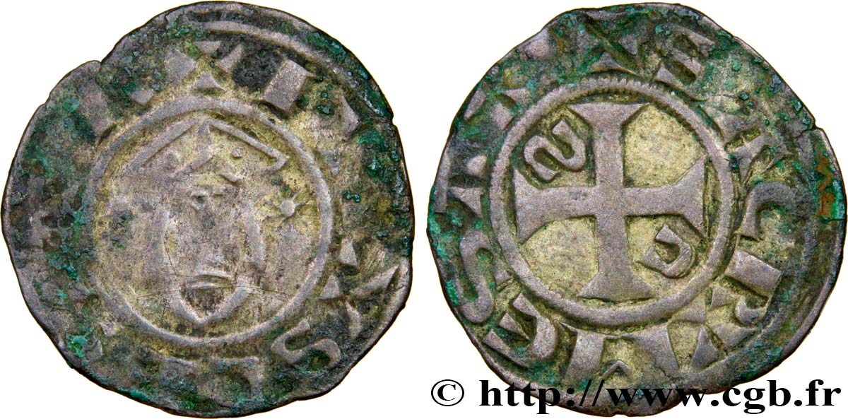 COUNTY OF SANCERRE - GUILLAUME III OR LOUIS I Denier BC